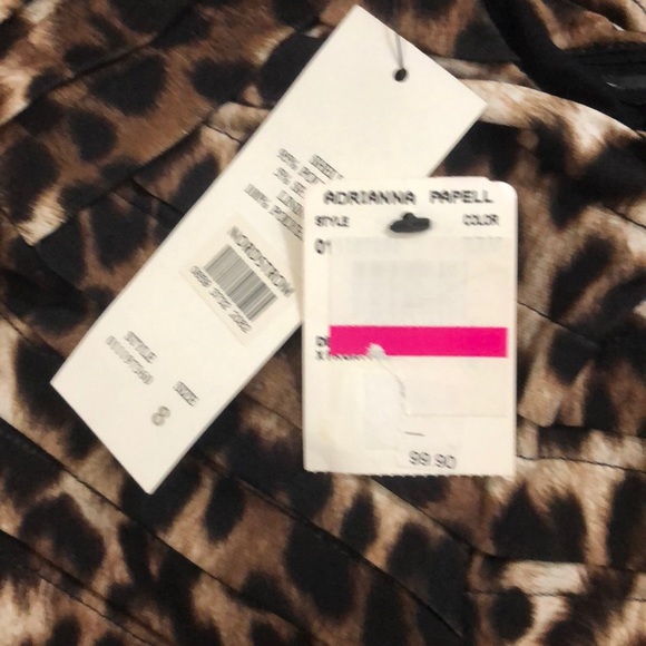 🌹Adrianna Papell Animal Print cocktail dress Sz 8 - Picture 6 of 8
